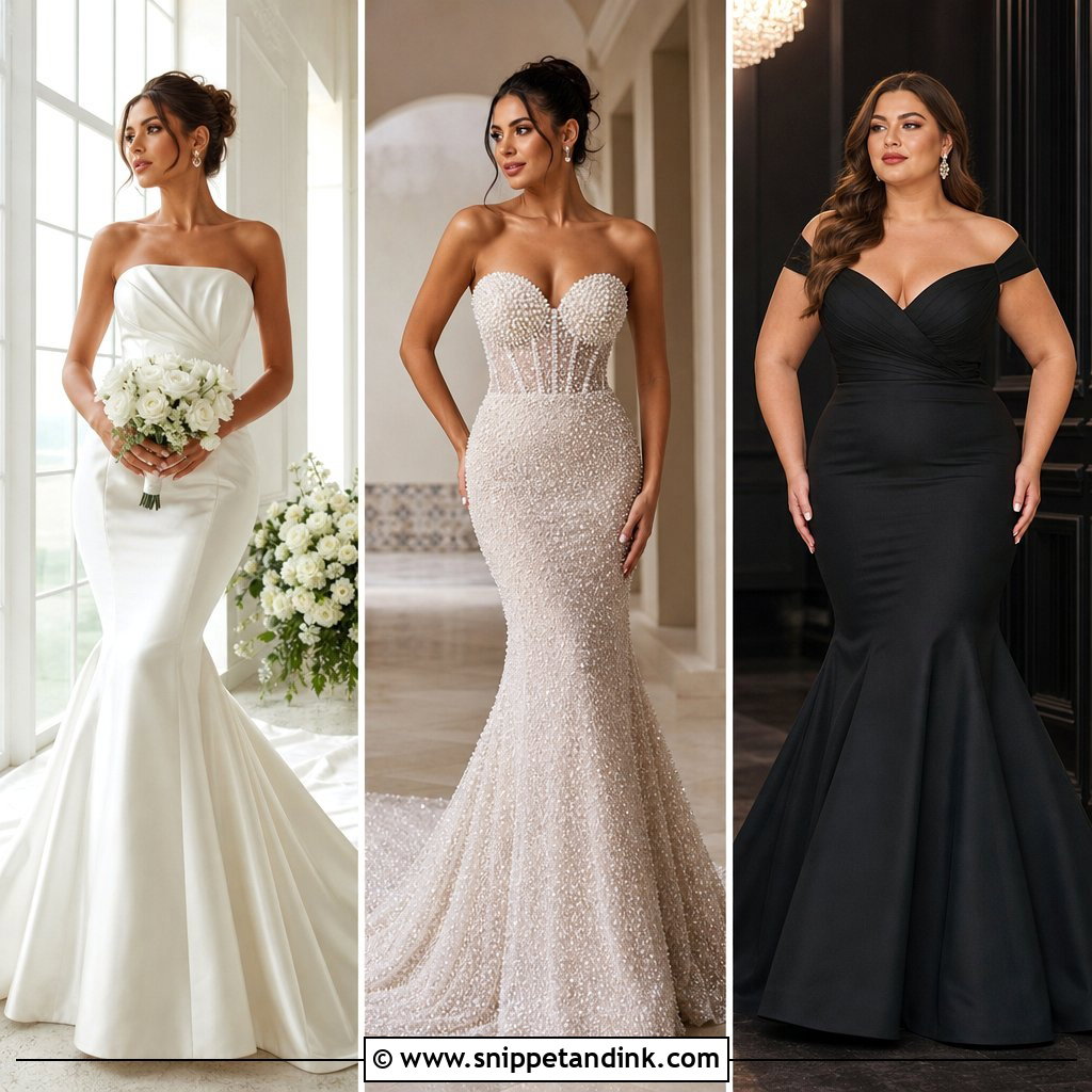 20 Mermaid Wedding Gowns for a Head-Turning Bridal Moment