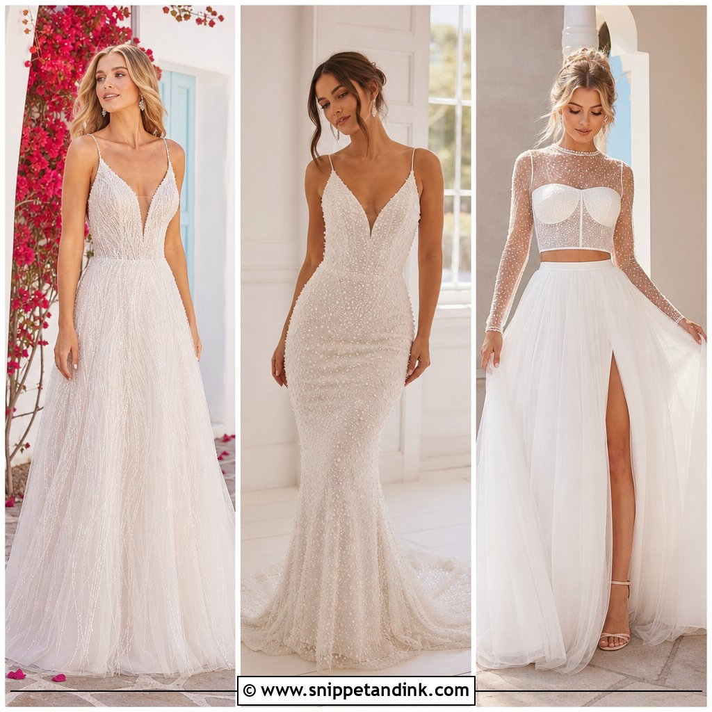 20 Mesh Wedding Dress Ideas for a Chic, Modern Bridal Look