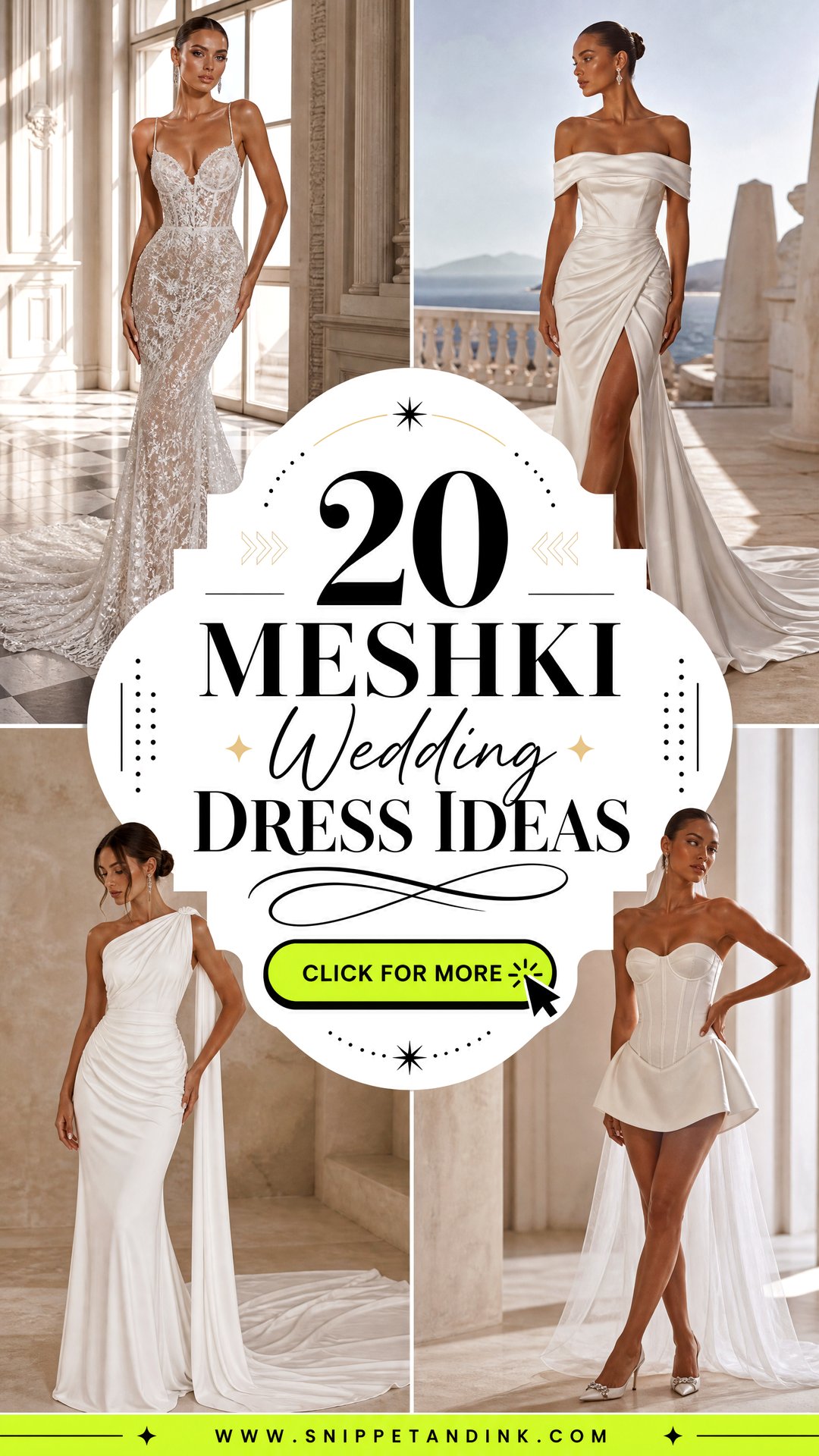 20 Meshki Wedding Dress Ideas for the Fashion-Forward Bride - 20 Meshki Wedding Dress Ideas for the Fashion-Forward Bride