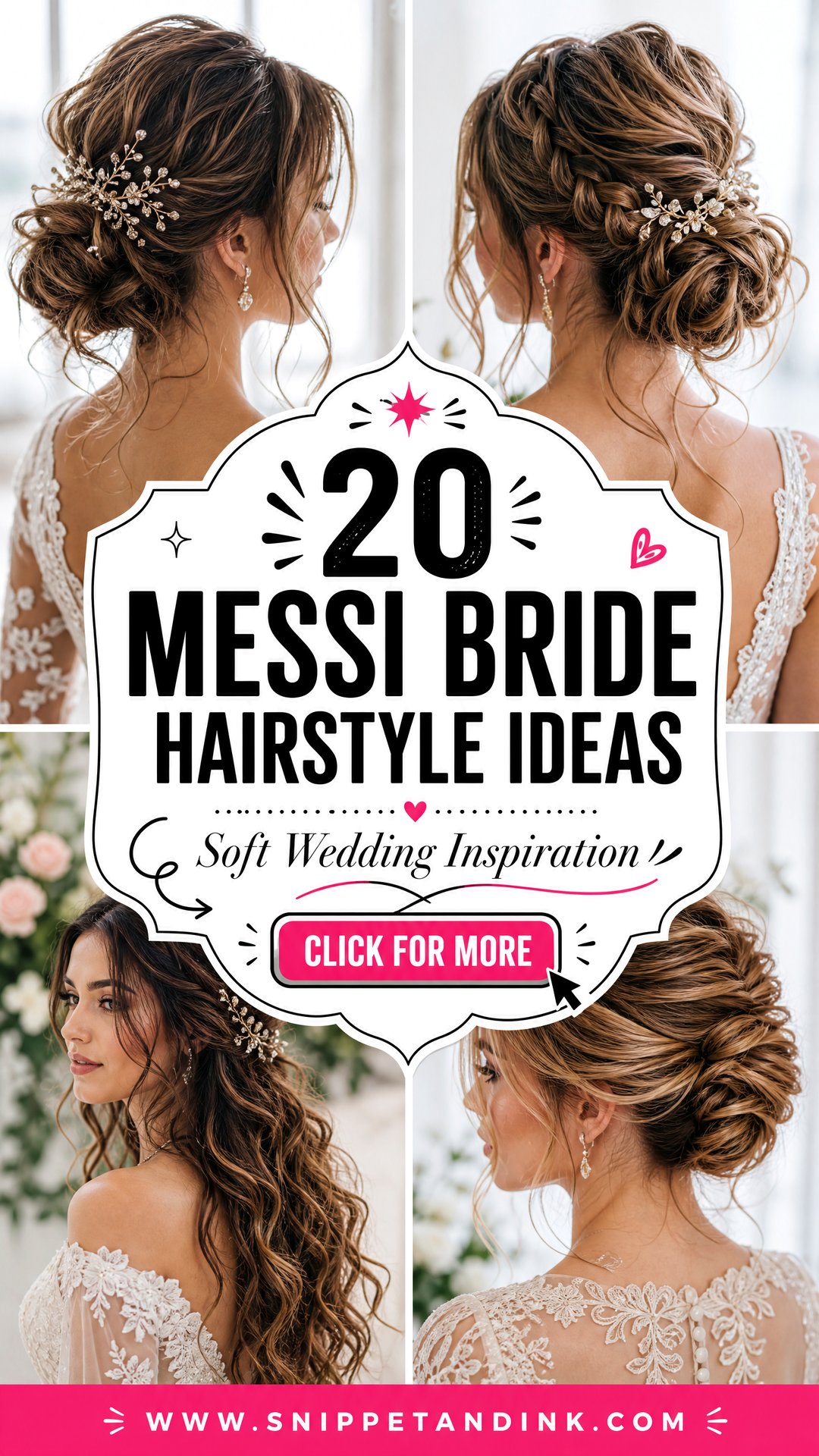 20 Messi Bride Hairstyle Ideas for Soft Wedding Inspiration - 20 Messi Bride Hairstyle Ideas for Soft Wedding Inspiration