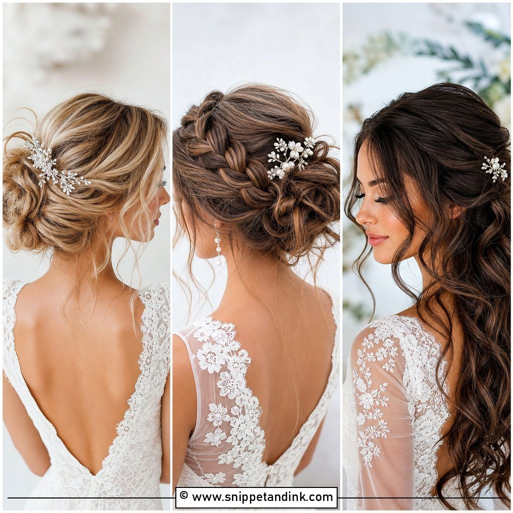 20 Messi Bride Hairstyle Ideas for Soft Wedding Inspiration