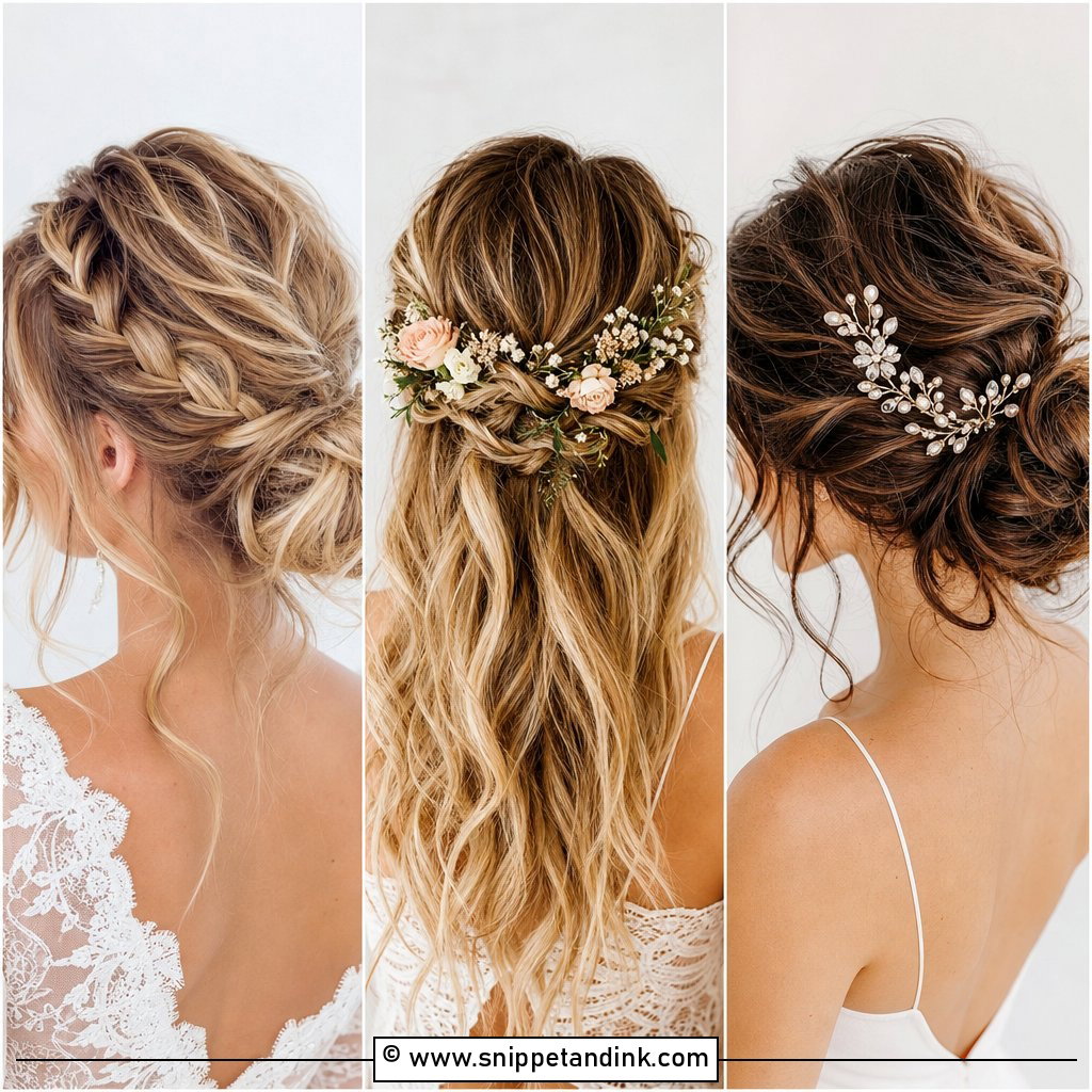 20 Messy Hair Styles for Wedding Glam That Feels Effortless