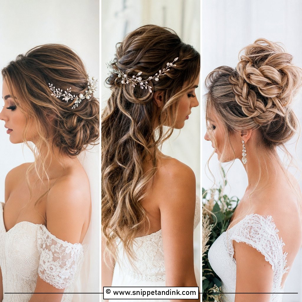 20 Messy Hairstyles for Wedding Guests and Brides