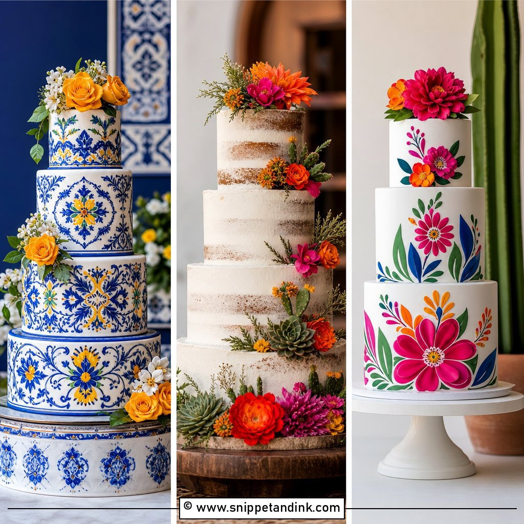 20 Mexican Inspired Wedding Cake Ideas for Vibrant Style