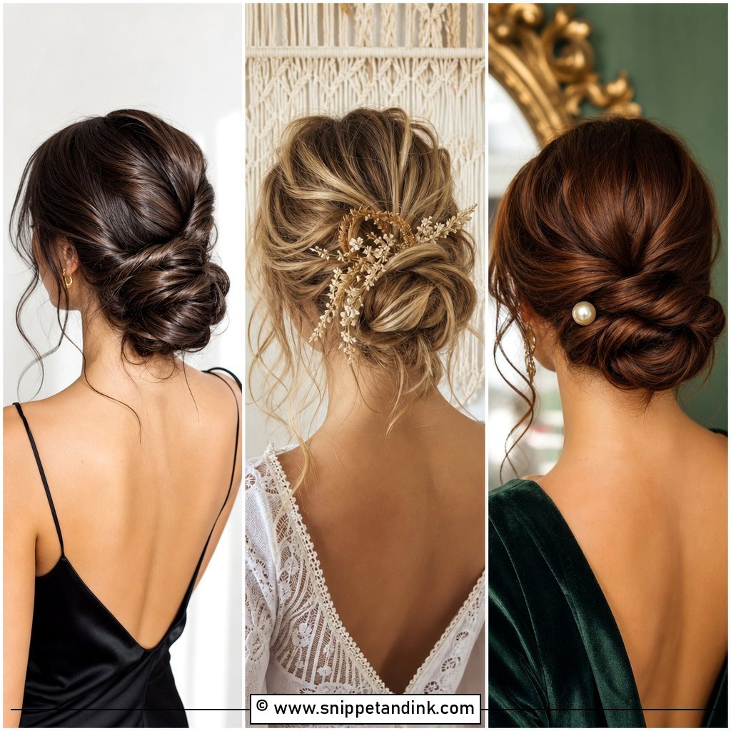 20 Mid Bun Wedding Hair Ideas for Elegant Bridal Beauty
