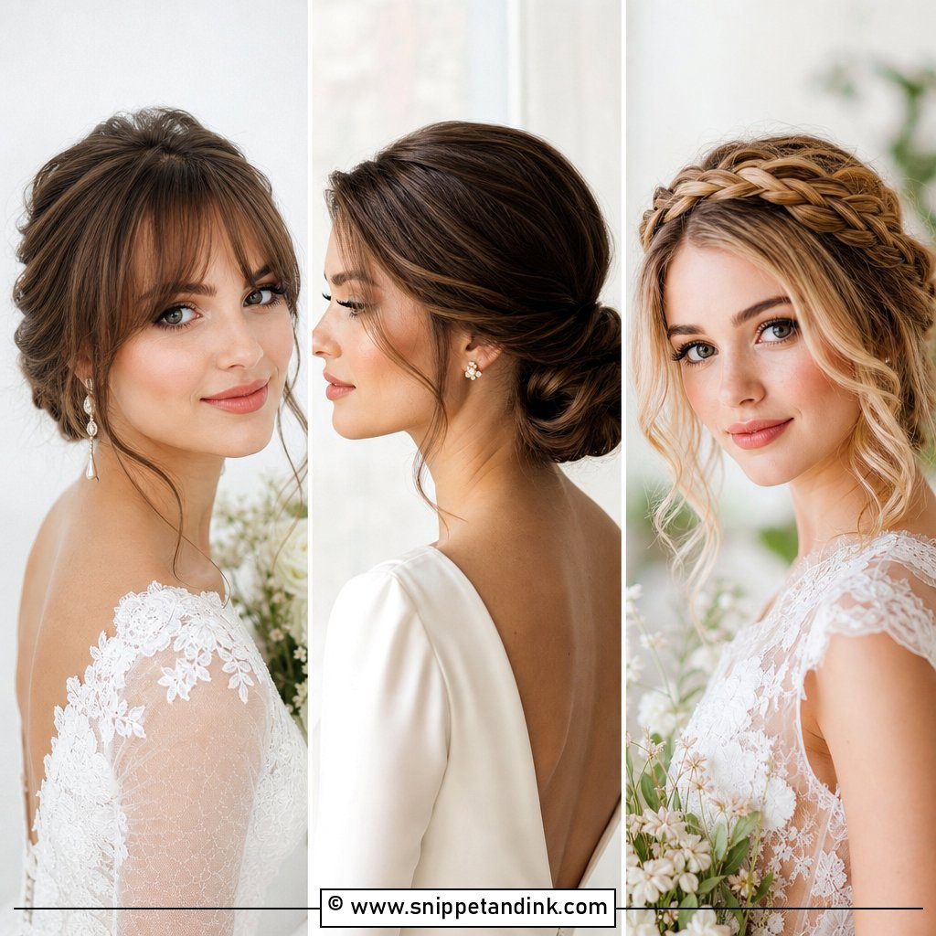 20 Mid Length Wedding Hairstyles for Chic Bridal Style