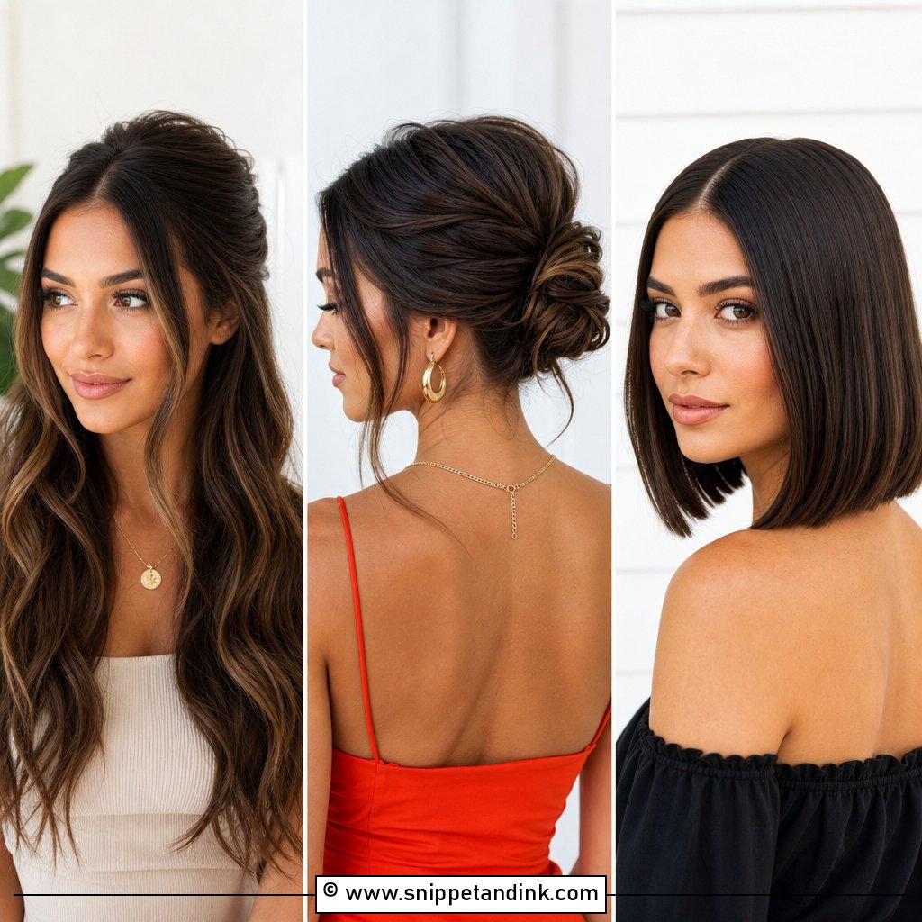 20 Middle Part Wedding Hairstyles for Modern Brides