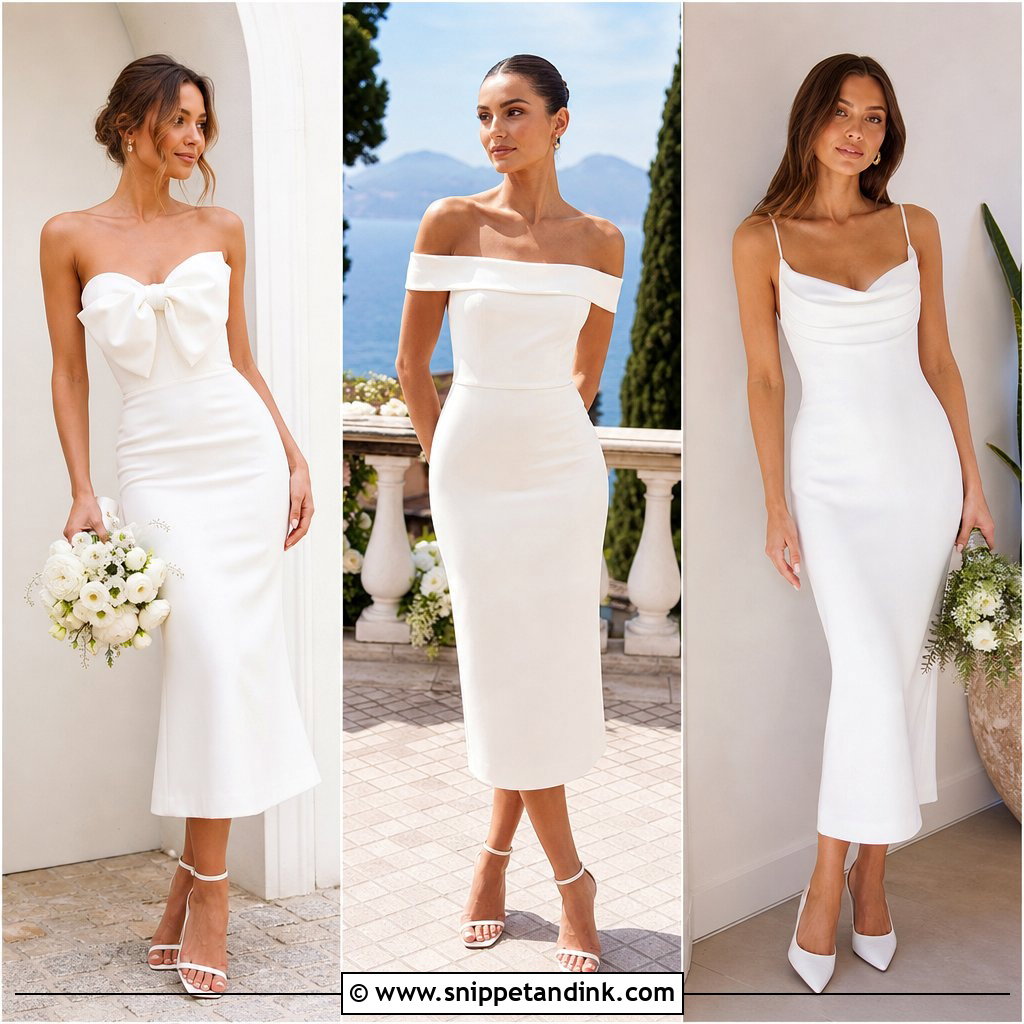 20 Midi Wedding Dresses for Effortless Modern Bridal Style