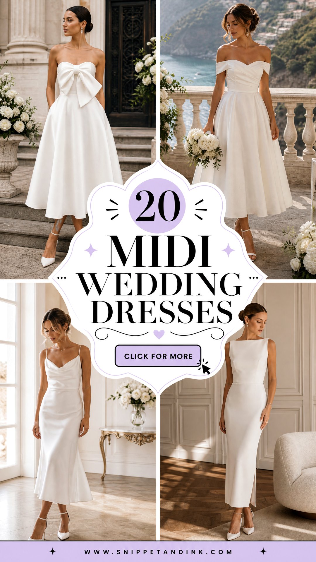 20 Midi Wedding Dresses for Effortless Modern Bridal Style - 20 Midi Wedding Dresses for Effortless Modern Bridal Style