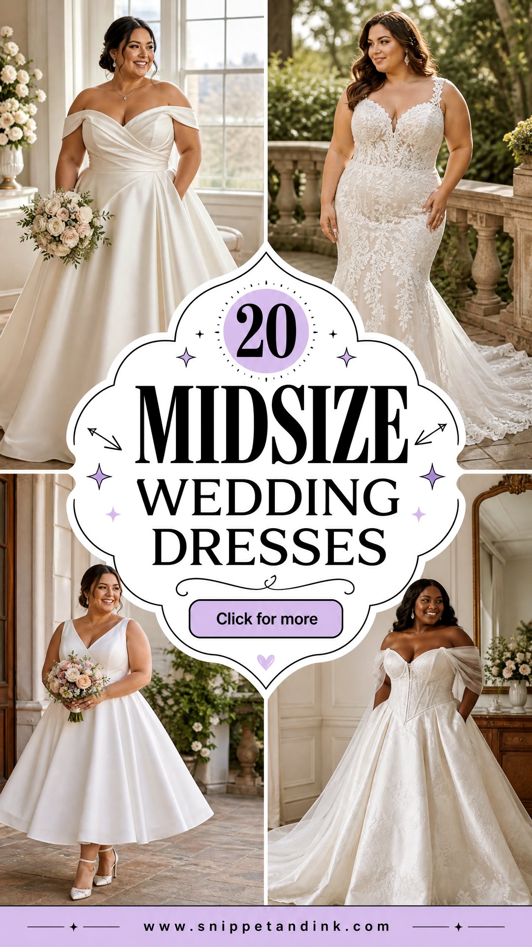 20 Midsize Wedding Dresses for Confident Curve-Loving Brides - 20 Midsize Wedding Dresses for Confident, Curve-Loving Brides