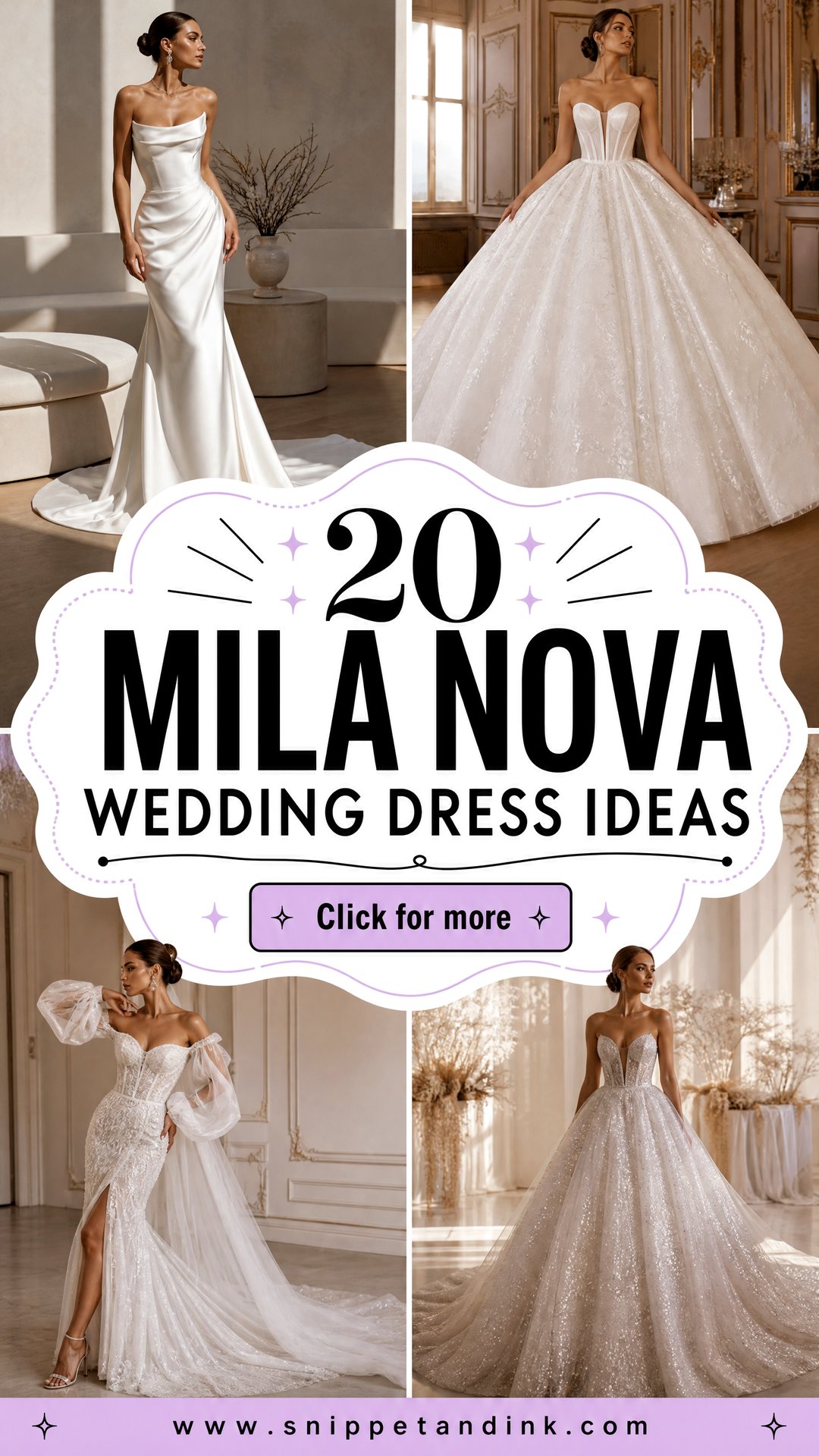 20 Mila Nova Wedding Dress Ideas for Dreamy Modern Brides - 20 Mila Nova Wedding Dress Ideas for Dreamy Modern Brides