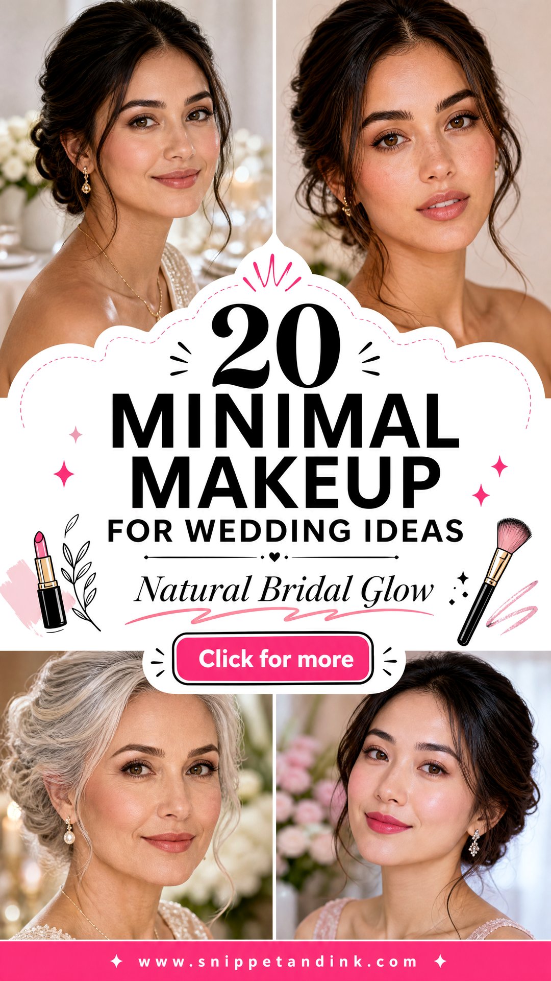 20 Minimal Makeup for Wedding Ideas for a Natural Glow - 20 Minimal Makeup for Wedding Ideas for a Natural Glow
