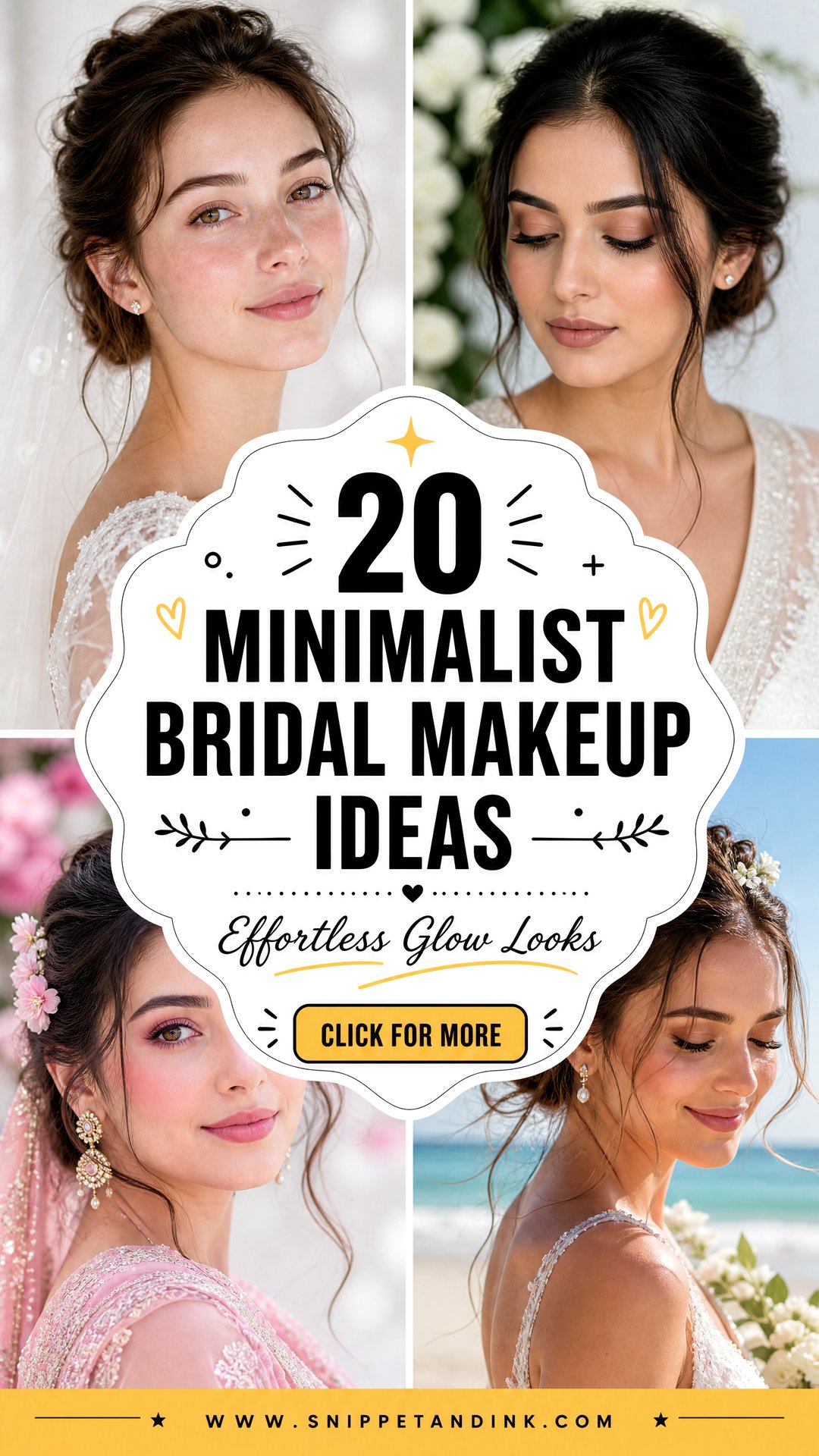 20 Minimalist Bridal Makeup Ideas for an Effortless Glow - 20 Minimalist Bridal Makeup Ideas for an Effortless Glow