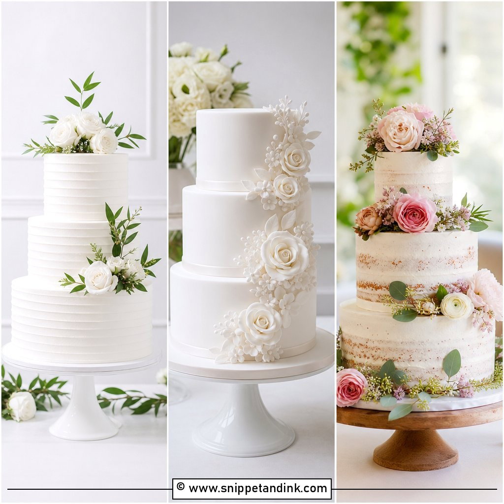 20 Minimalist Wedding Cake Designs for Chic Modern Brides