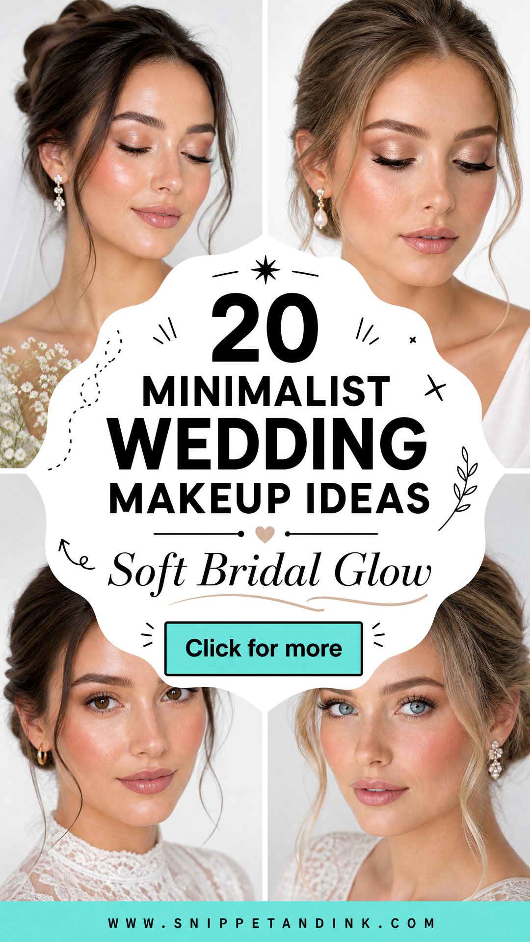 20 Minimalist Wedding Makeup Ideas for a Soft Bridal Glow - 20 Minimalist Wedding Makeup Ideas for a Soft Bridal Glow