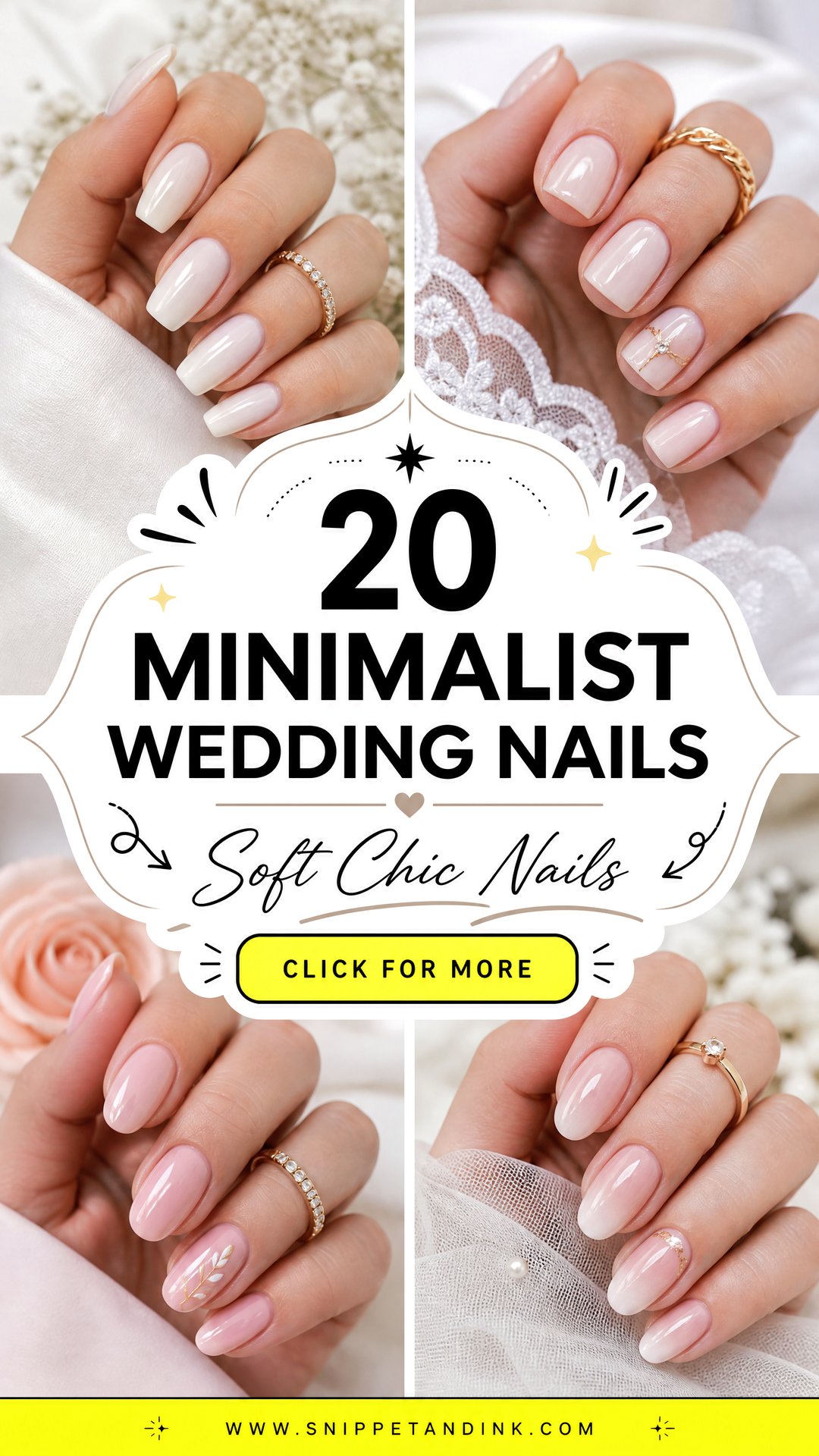 20 Minimalist Wedding Nails for Chic Understated Brides - 20 Minimalist Wedding Nails for Chic, Understated Brides