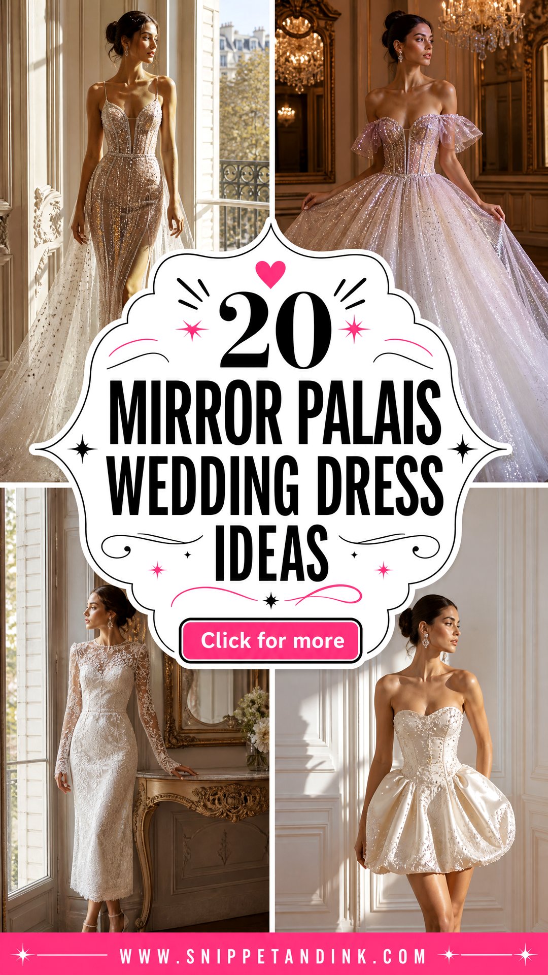 20 Mirror Palais Wedding Dress Ideas for a Romantic Bridal Look - 20 Mirror Palais Wedding Dress Ideas for a Romantic Bridal Look