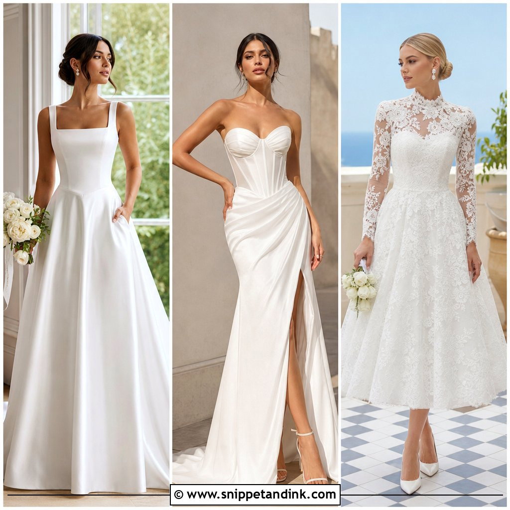20 Modern Bridal Dress Ideas for a Fresh and Elegant Wedding Look
