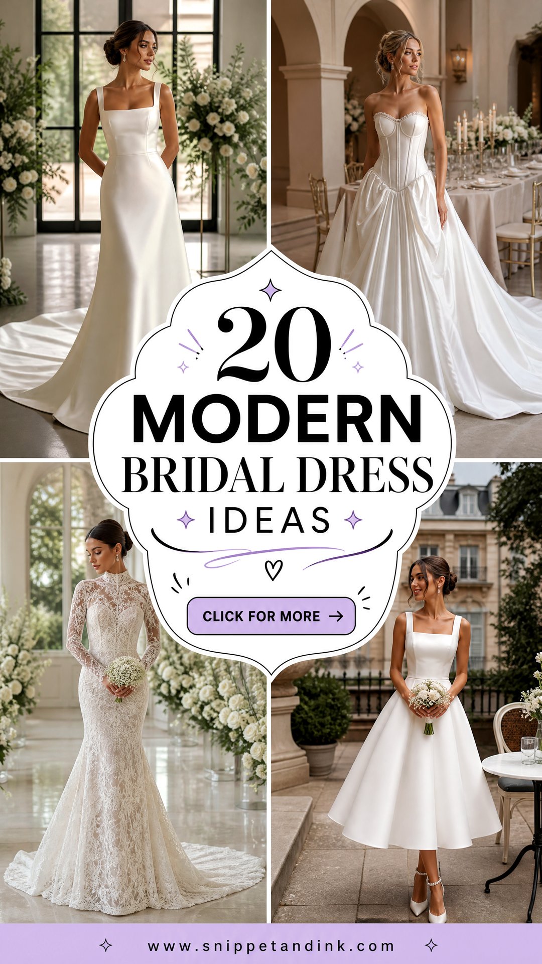 20 Modern Bridal Dress Ideas for a Fresh and Elegant Wedding Look - 20 Modern Bridal Dress Ideas for a Fresh and Elegant Wedding Look