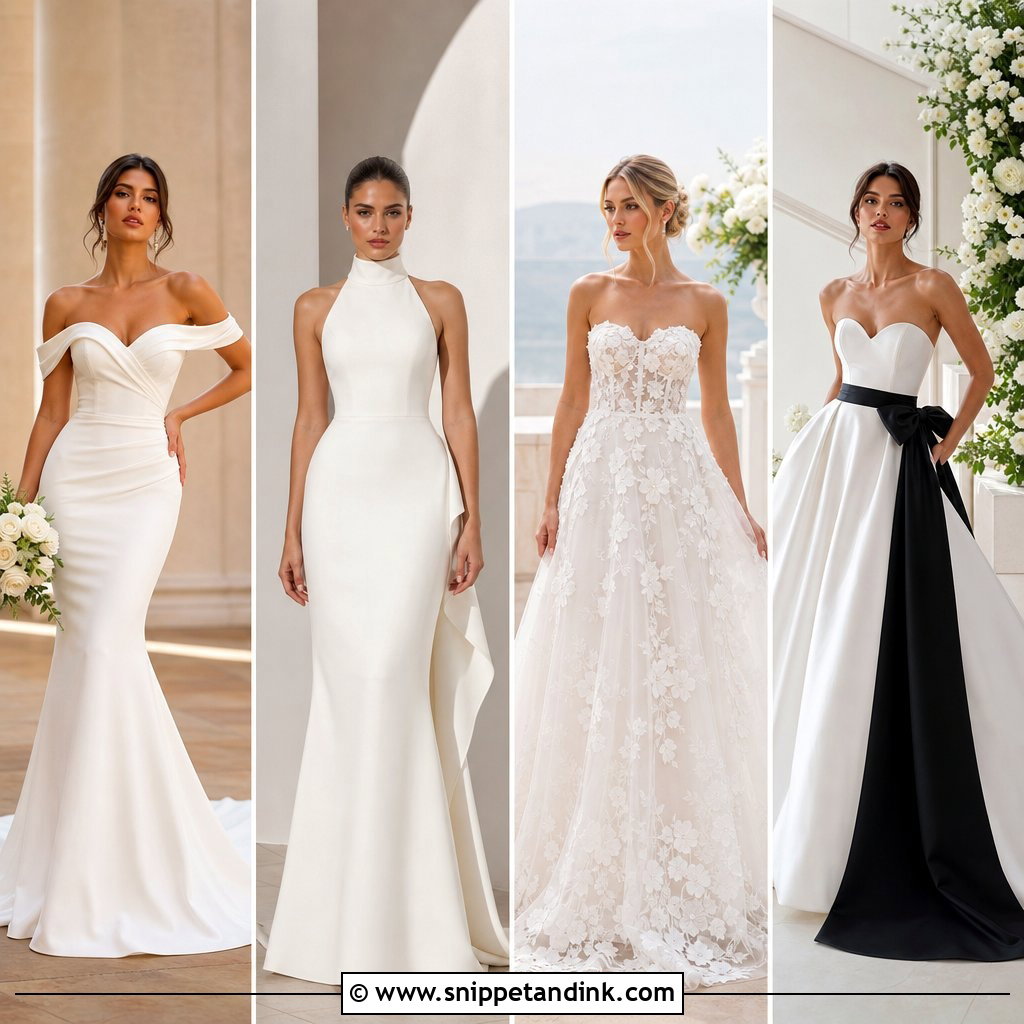 20 Modern Bride Dress Ideas for Sleek, Fashion-Forward Style