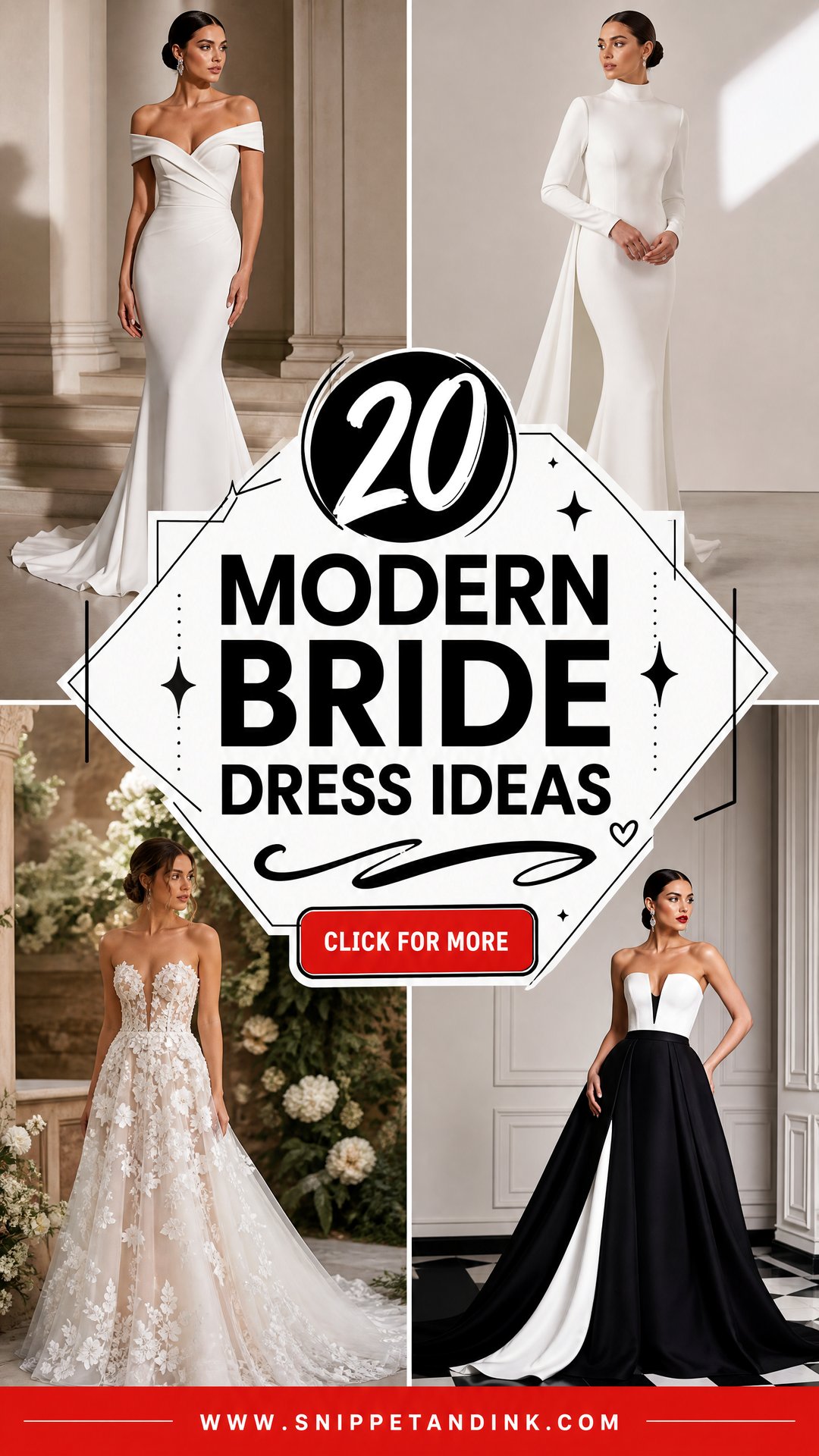 20 Modern Bride Dress Ideas for Sleek Fashion-Forward Style - 20 Modern Bride Dress Ideas for Sleek, Fashion-Forward Style