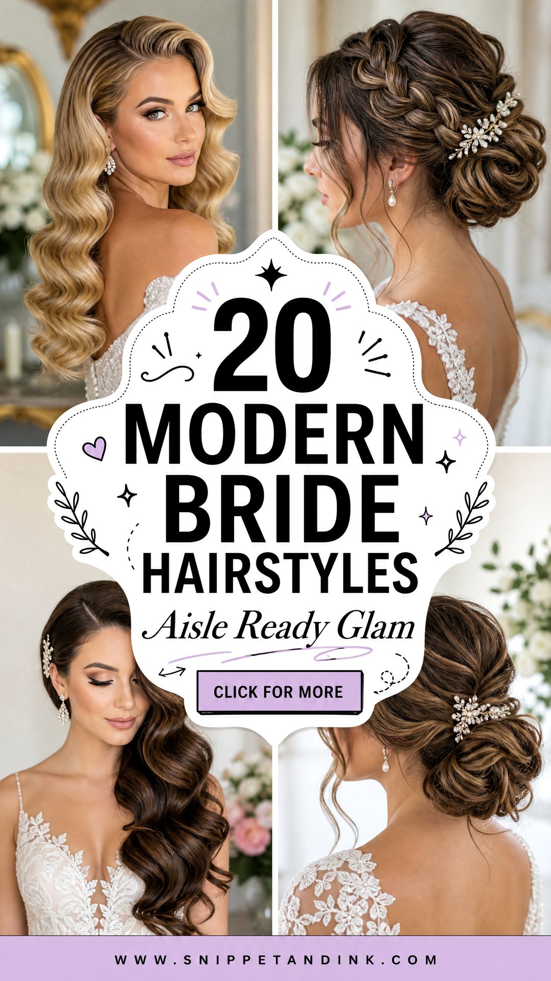 20 Modern Bride Hairstyles for a Chic Aisle-Ready Look - 20 Modern Bride Hairstyles for a Chic Aisle-Ready Look