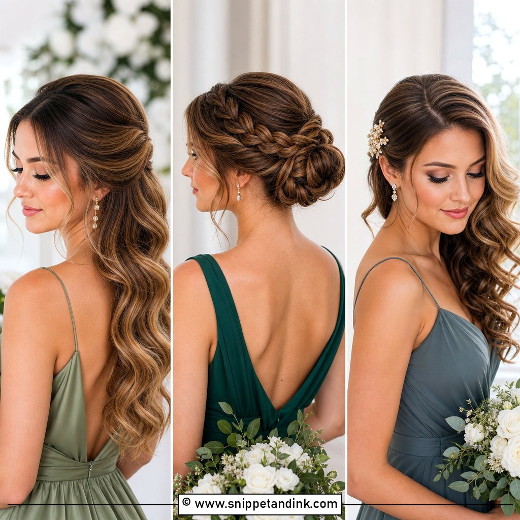 20 Modern Bridesmaid Hair Ideas for a Chic Bridal Party