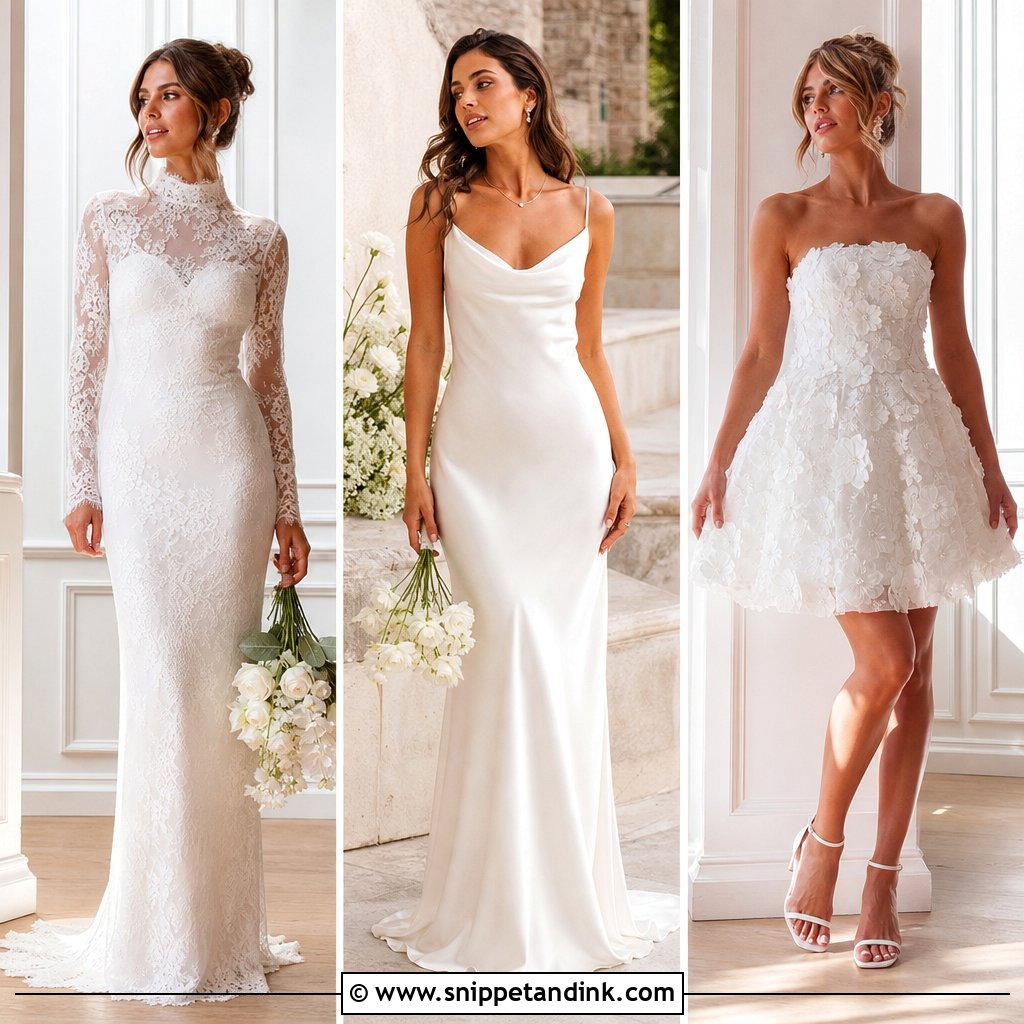 20 Modern Chic Wedding Dress Ideas for a Fresh, Elegant Look