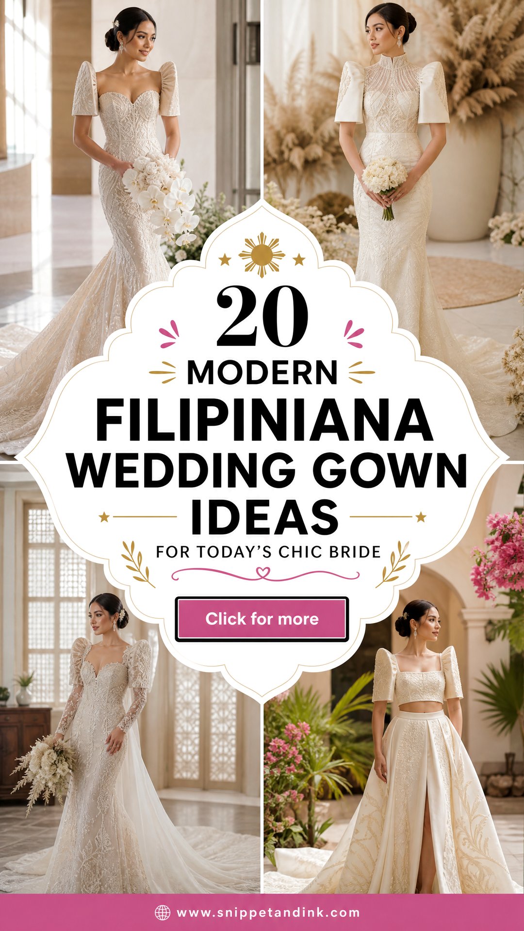 20 Modern Filipiniana Wedding Gown Ideas for Todays Chic Bride - 20 Modern Filipiniana Wedding Gown Ideas for Today’s Chic Bride