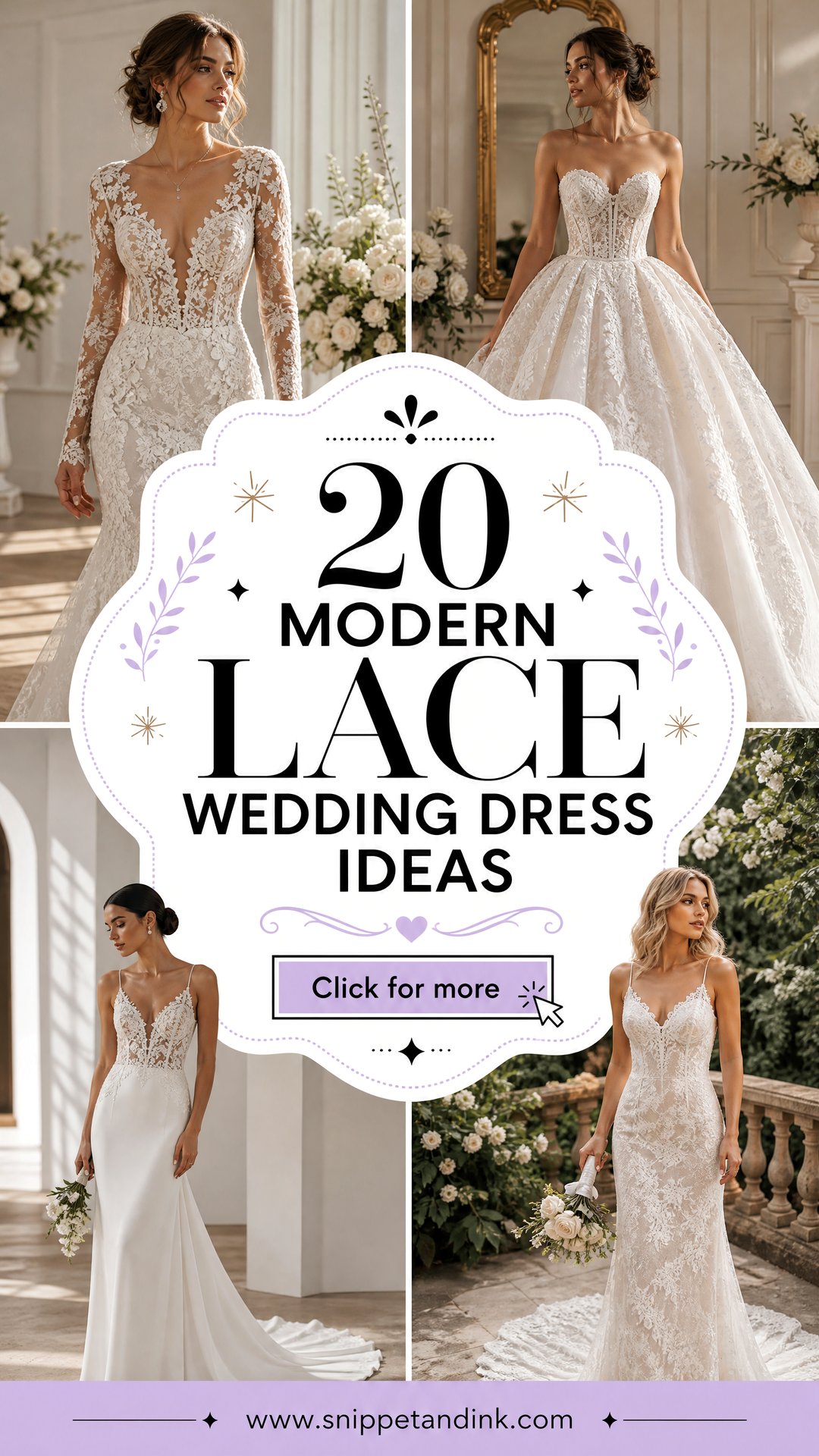 20 Modern Lace Wedding Dress Ideas for Fresh Timeless Elegance - 20 Modern Lace Wedding Dress Ideas for Fresh, Timeless Elegance