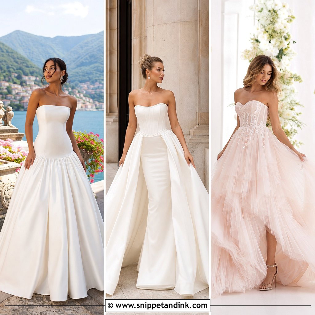 20 Modern Romantic Wedding Dress Ideas for Dreamy Modern Brides