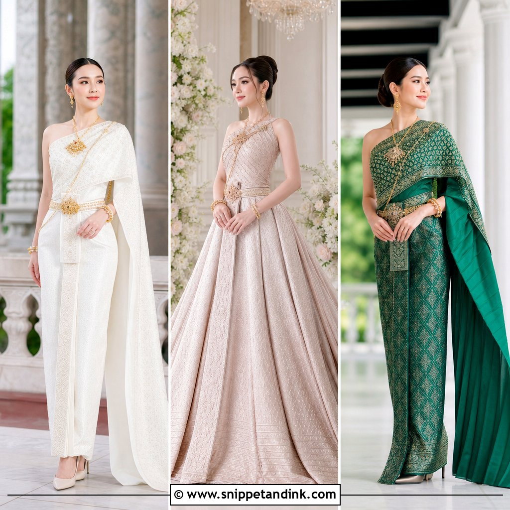 20 Modern Thai Wedding Dress Ideas for Elegant Cultural Style
