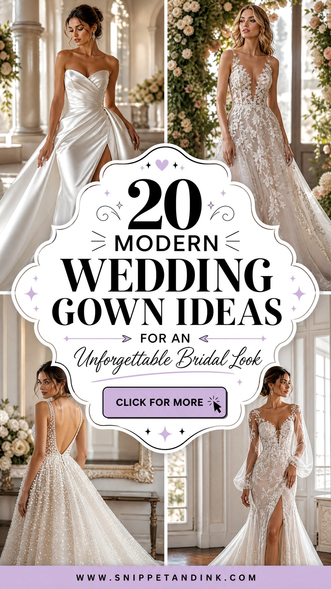 20 Modern Wedding Gown Ideas for an Unforgettable Bridal Look - 20 Modern Wedding Gown Ideas for an Unforgettable Bridal Look