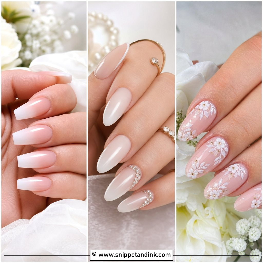20 Modern Wedding Nails for a Chic Bridal Manicure