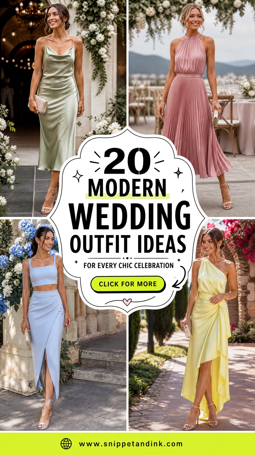 20 Modern Wedding Outfit Ideas for Every Chic Celebration - 20 Modern Wedding Outfit Ideas for Every Chic Celebration