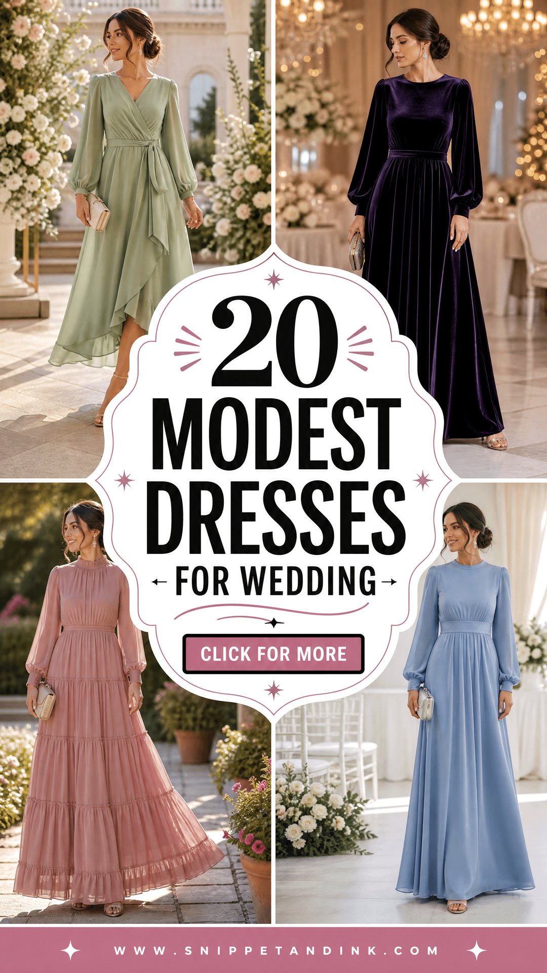 20 Modest Dresses for Wedding Elegant Picks for Every Season - 20 Modest Dresses for Wedding: Elegant Picks for Every Season