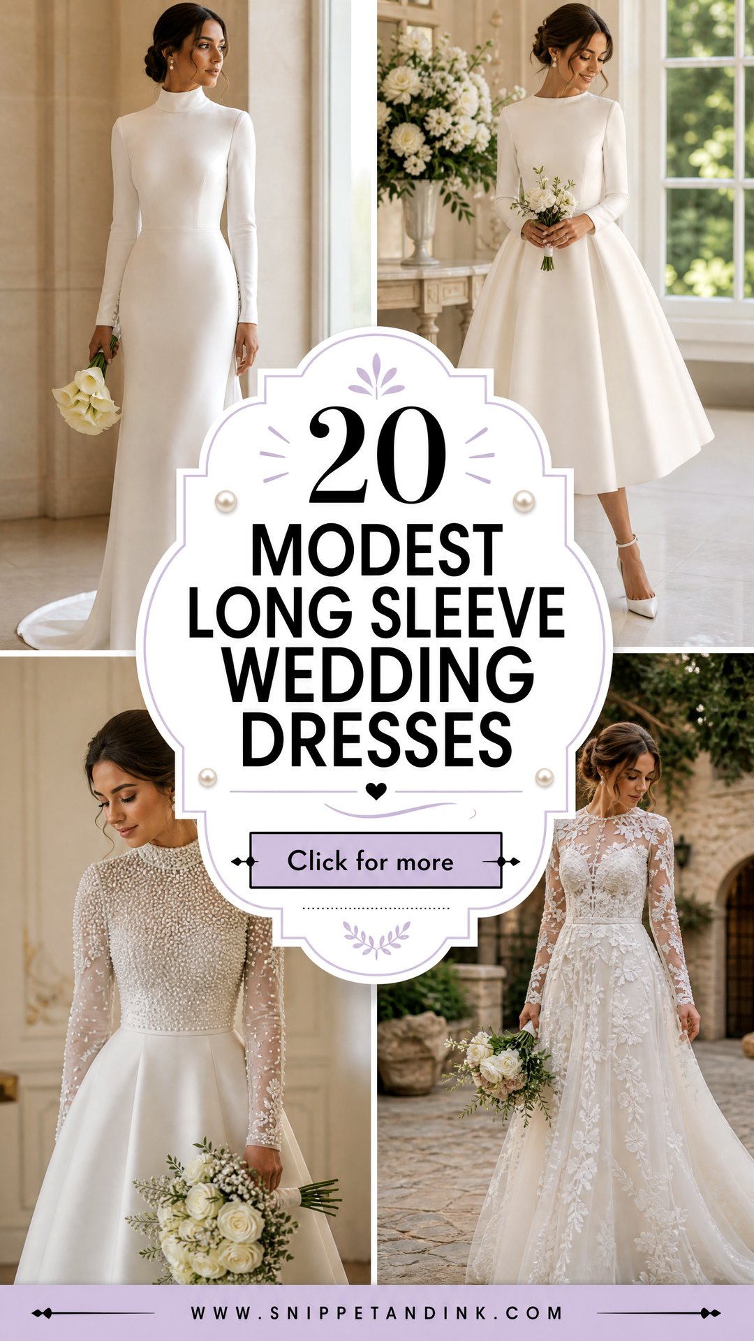 20 Modest Long Sleeve Wedding Dresses Elegant Bridal Picks - 20 Modest Long Sleeve Wedding Dresses: Elegant Bridal Picks