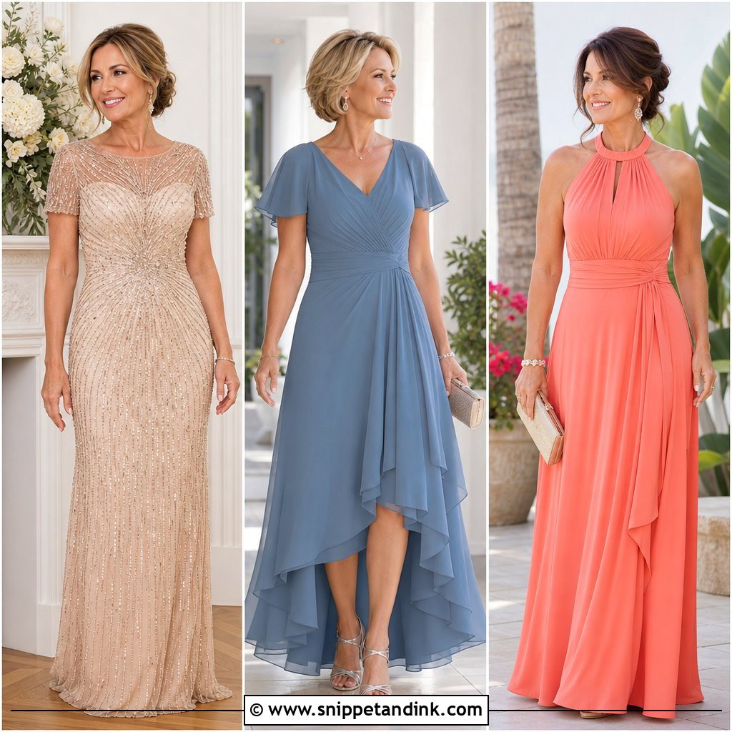 20 Moms Dresses for Weddings Elegant Looks for Every Wedding Season