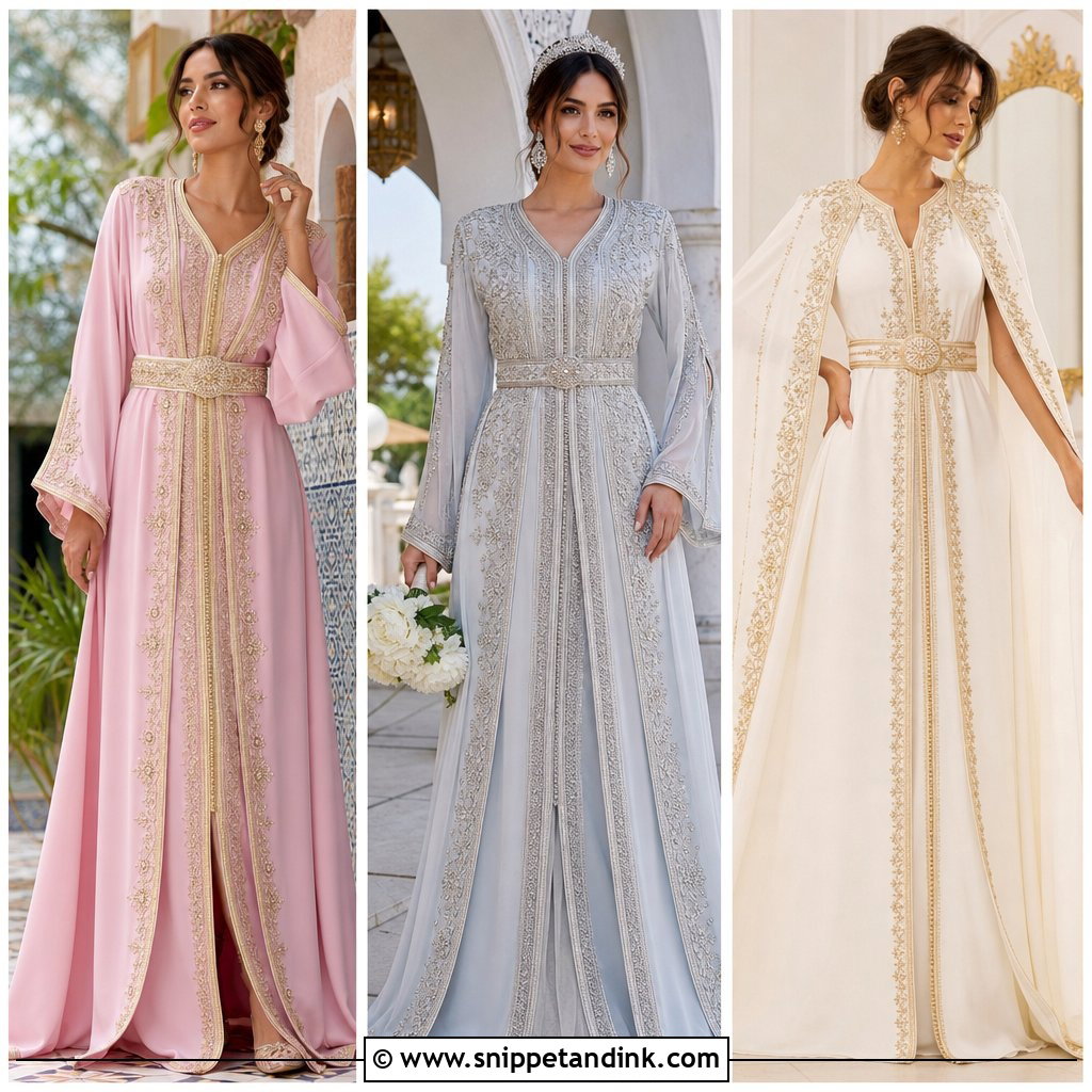 20 Moroccan Wedding Dresses: Regal Styles Rich in Tradition