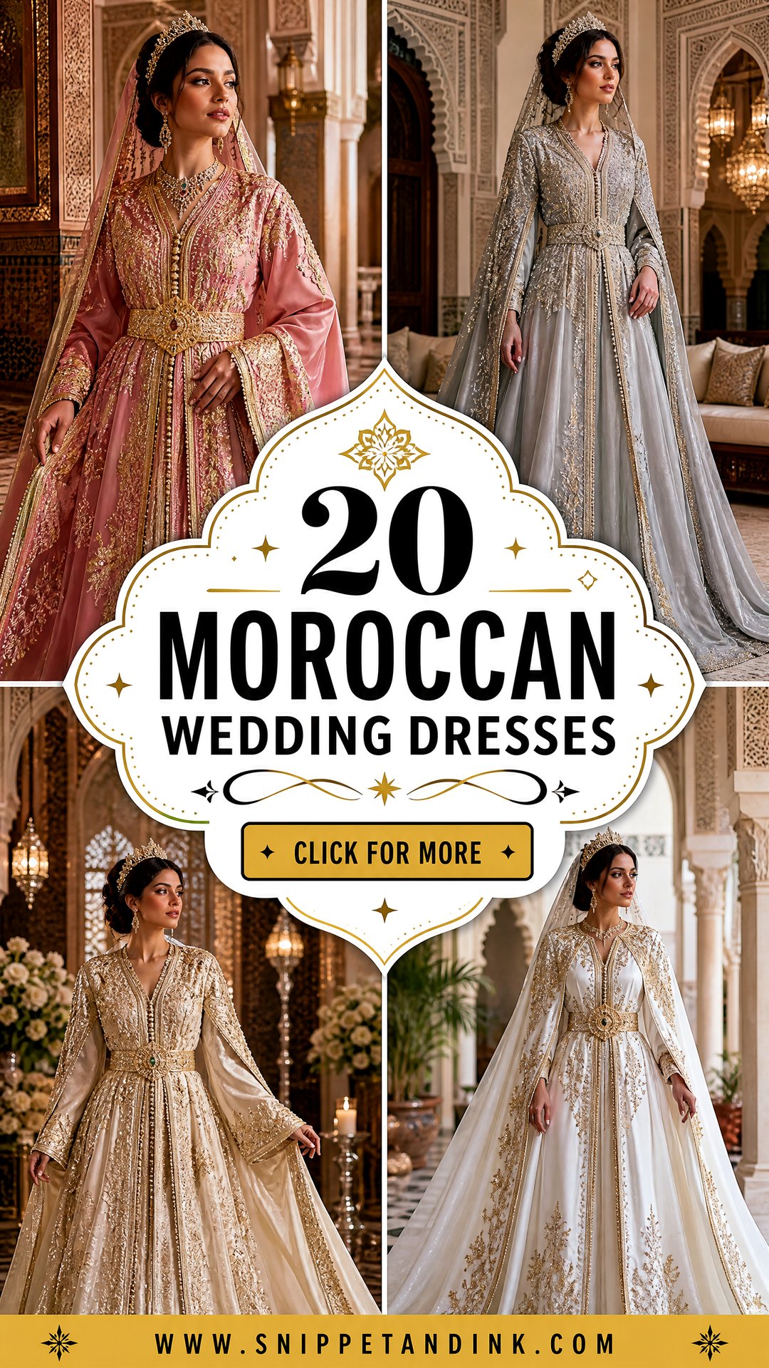 20 Moroccan Wedding Dresses Regal Styles Rich in Tradition - 20 Moroccan Wedding Dresses: Regal Styles Rich in Tradition
