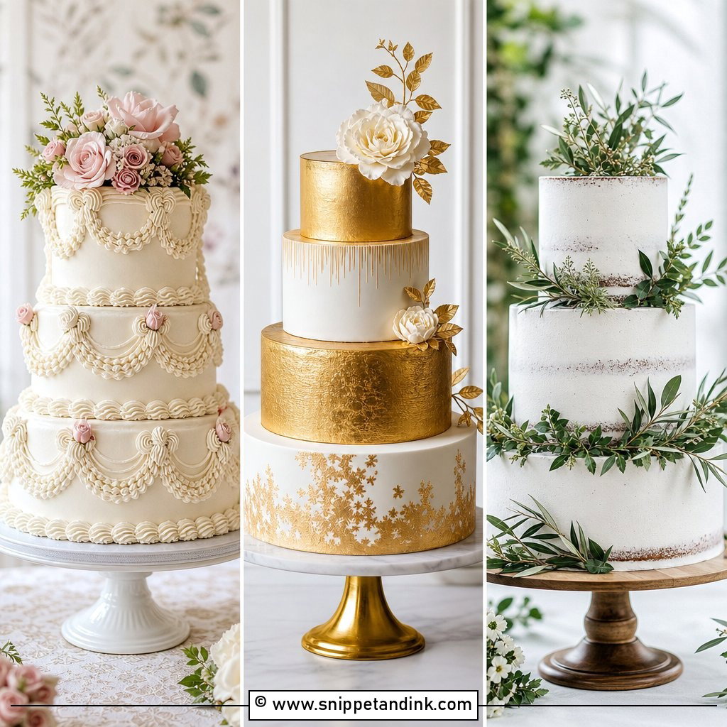 20 Most Beautiful Wedding Cakes for Dreamy Reception Style