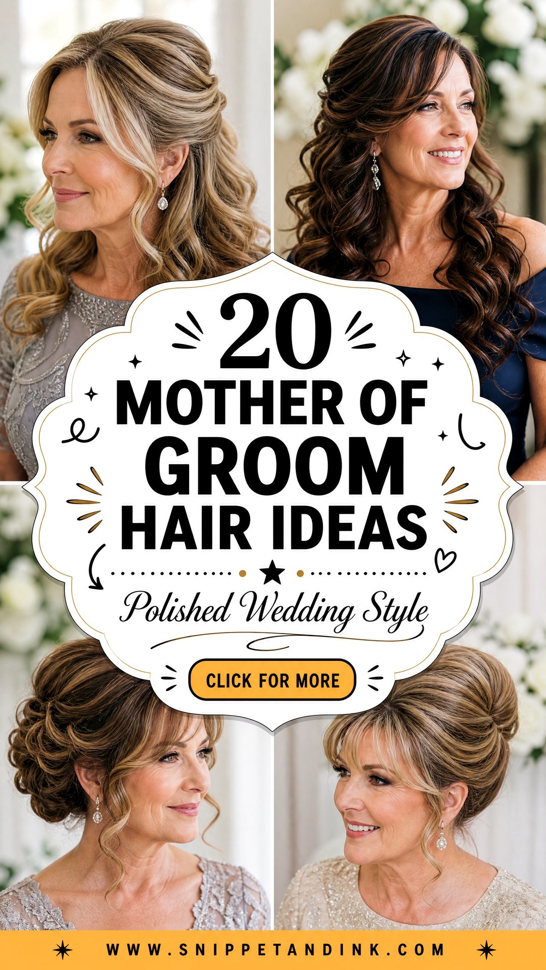 20 Mother of Groom Hair Ideas for a Polished Wedding Style - 20 Mother of Groom Hair Ideas for a Polished Wedding Style