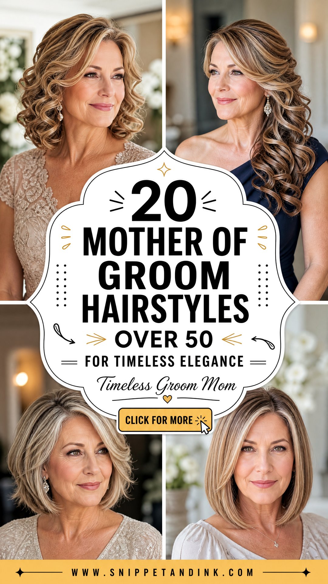 20 Mother of Groom Hairstyles Over 50 for Timeless Elegance - 20 Mother of Groom Hairstyles Over 50 for Timeless Elegance
