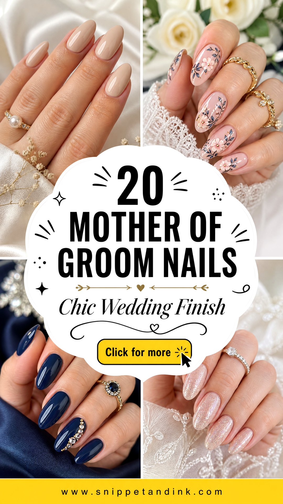 20 Mother of Groom Nails for a Chic Wedding Day Finish - 20 Mother of Groom Nails for a Chic Wedding Day Finish