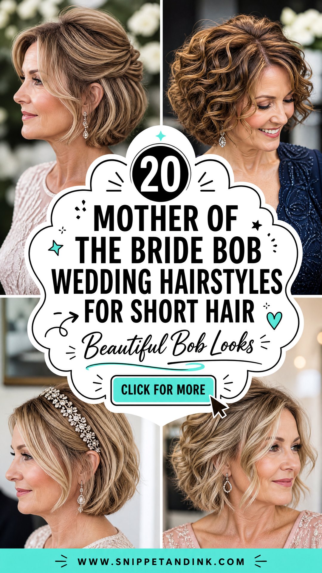 20 Mother of the Bride Bob Wedding Hairstyles for Short Hair - 20 Mother of the Bride Bob Wedding Hairstyles for Short Hair