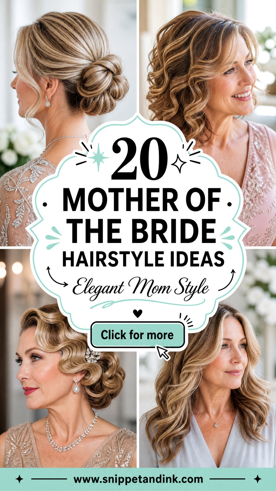 20 Mother of the Bride Hairstyle Ideas for Elegant Moms - 20 Mother of the Bride Hairstyle Ideas for Elegant Moms