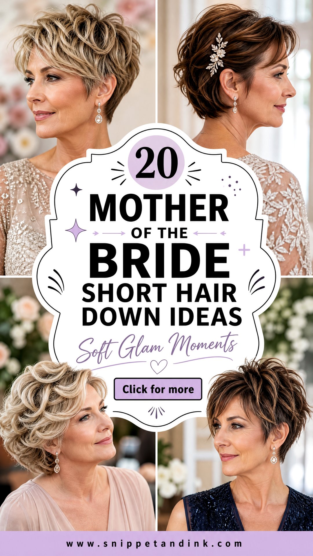 20 Mother of the Bride Short Hair Down Ideas for Soft Glam - 20 Mother of the Bride Short Hair Down Ideas for Soft Glam