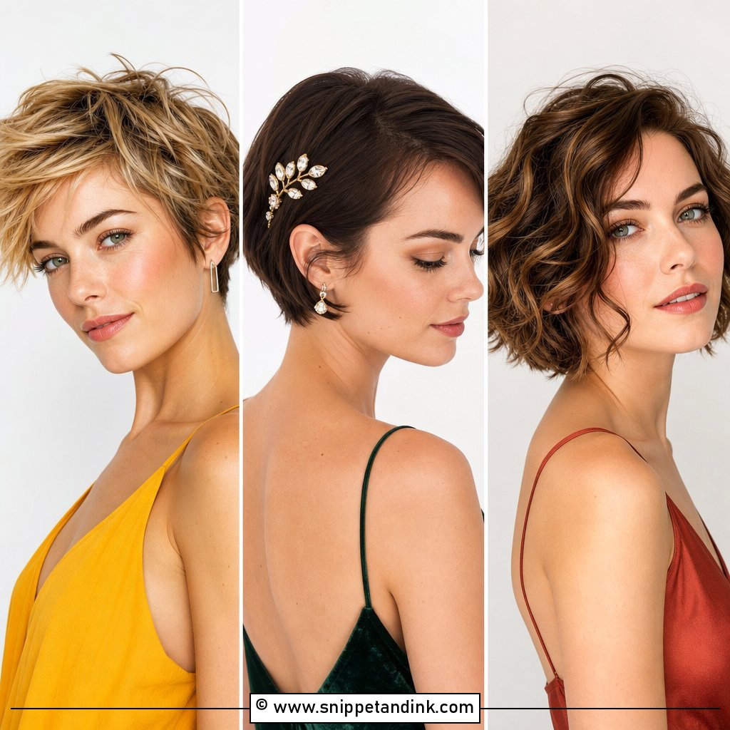 20 Mother of the Bride Short Hair Down Ideas for Soft Glam