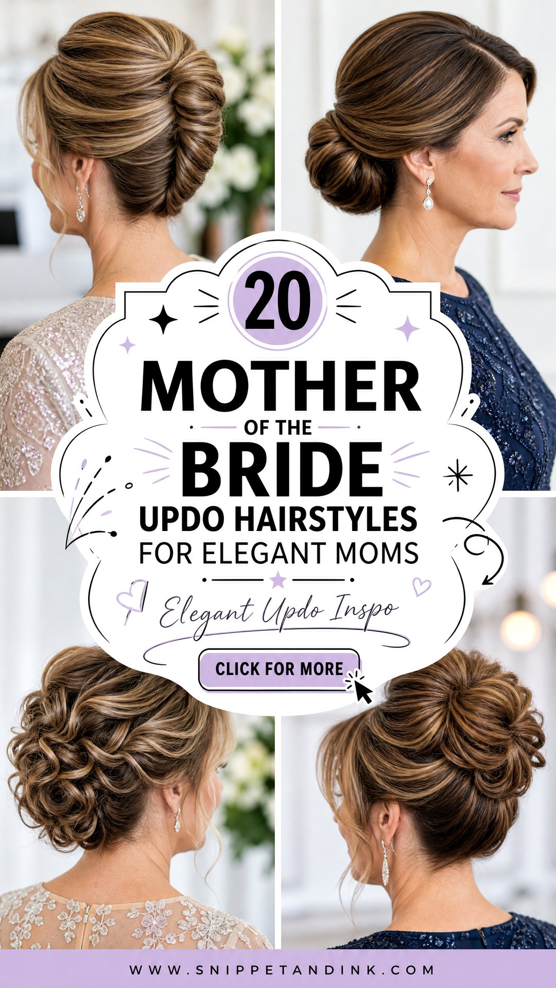 20 Mother of the Bride Updo Hairstyles for Elegant Moms - 20 Mother of the Bride Updo Hairstyles for Elegant Moms