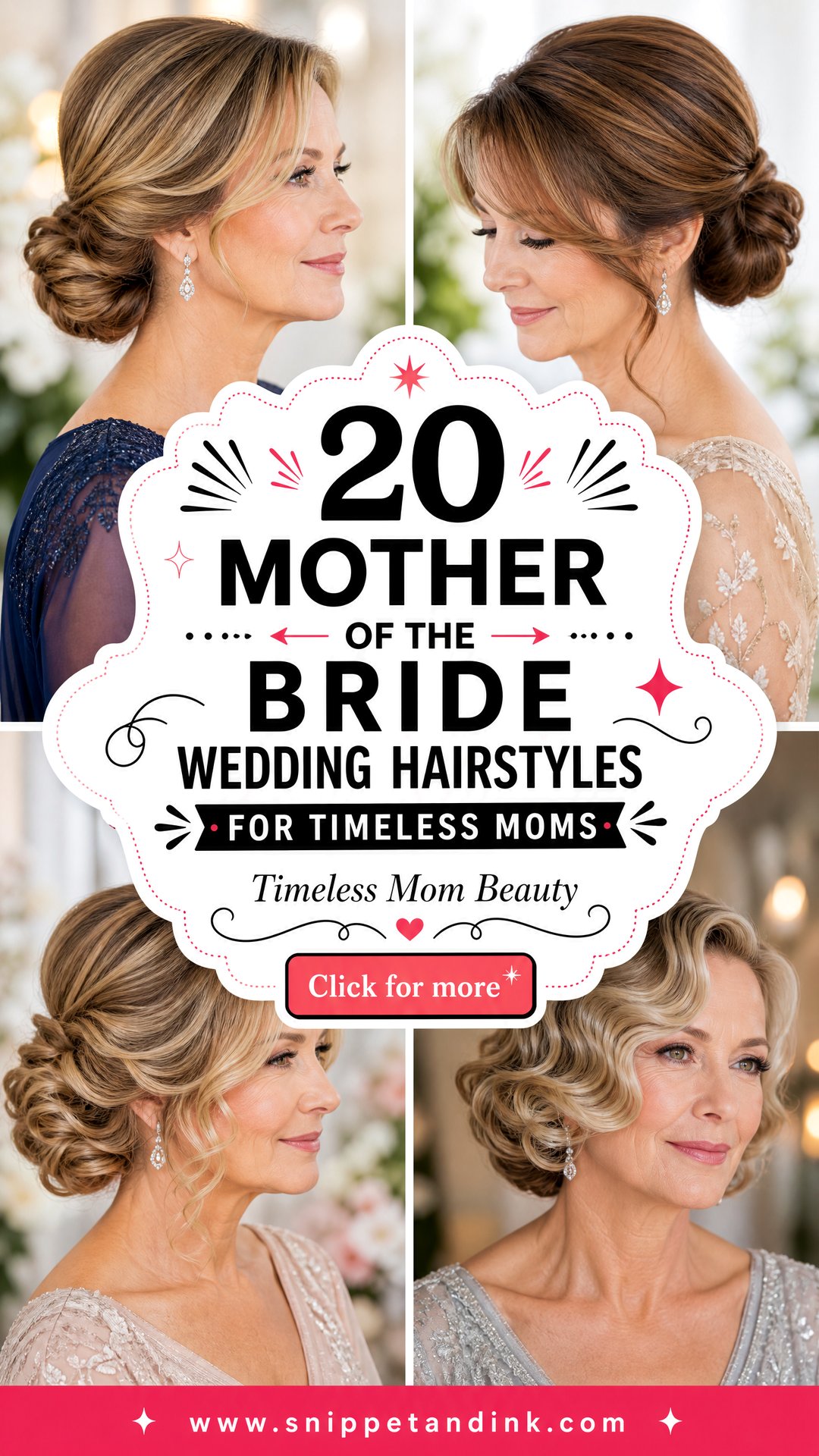 20 Mother of the Bride Wedding Hairstyles for Timeless Moms - 20 Mother of the Bride Wedding Hairstyles for Timeless Moms